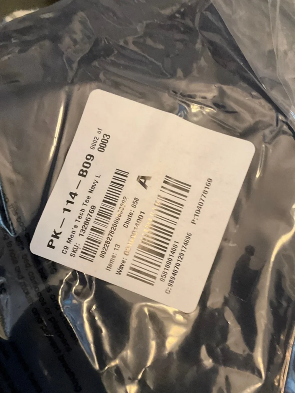 Champion Black Dri-Fit Performance Tee - Picture 3 of 3